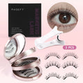 3 Pairs Magnetic Eyelashes – Glue-Free Reusable Lash Kit with Applicator