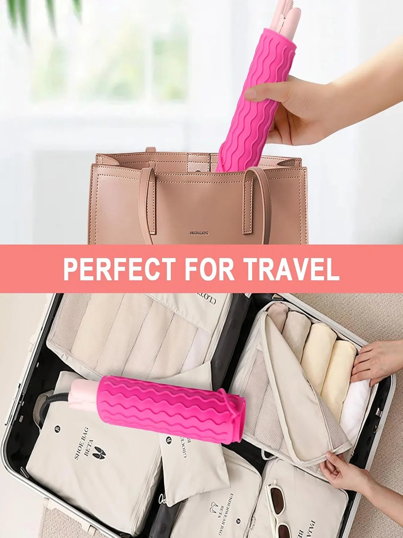 Portable Silicone Heat Resistant Mat for Curling & Flat Irons