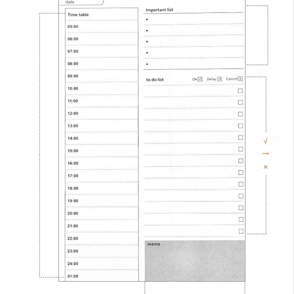 All-in-One Planner – Daily Weekly Monthly Productivity Journal
