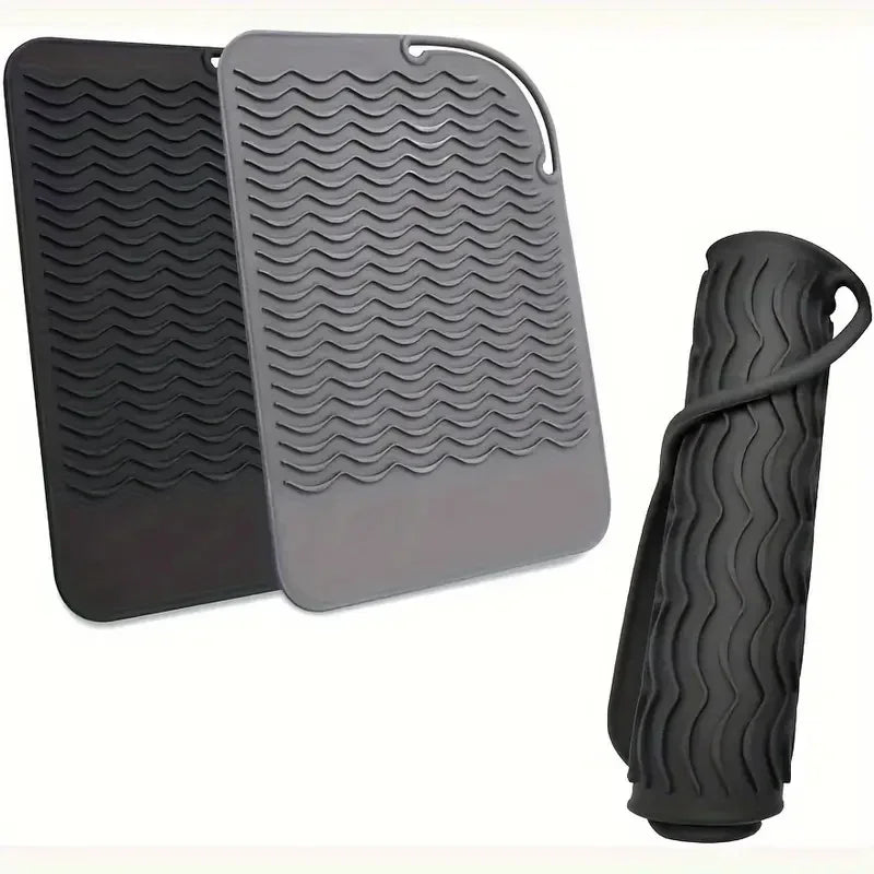 Portable Silicone Heat Resistant Mat for Curling & Flat Irons