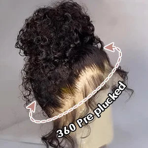 30 40 Inch 360 Full Lace Wig Human Hair Deep Wave Frontal Wig 13X6 Hd Lace Front Wigs Curly Human Hair Wigs Brazilian Hair