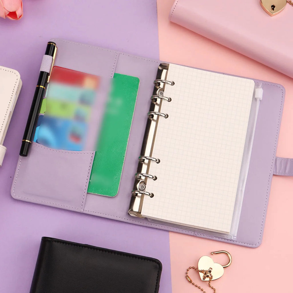 A5 Love Lock Diary Set | Password Notebook + Bags + Stickers