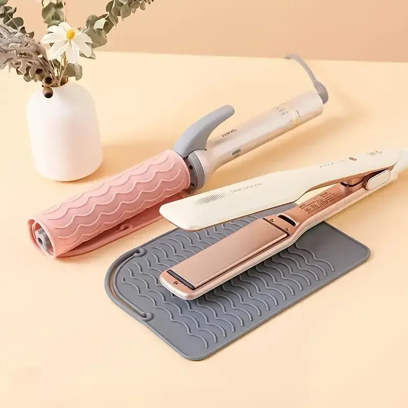 Portable Silicone Heat Resistant Mat for Curling & Flat Irons