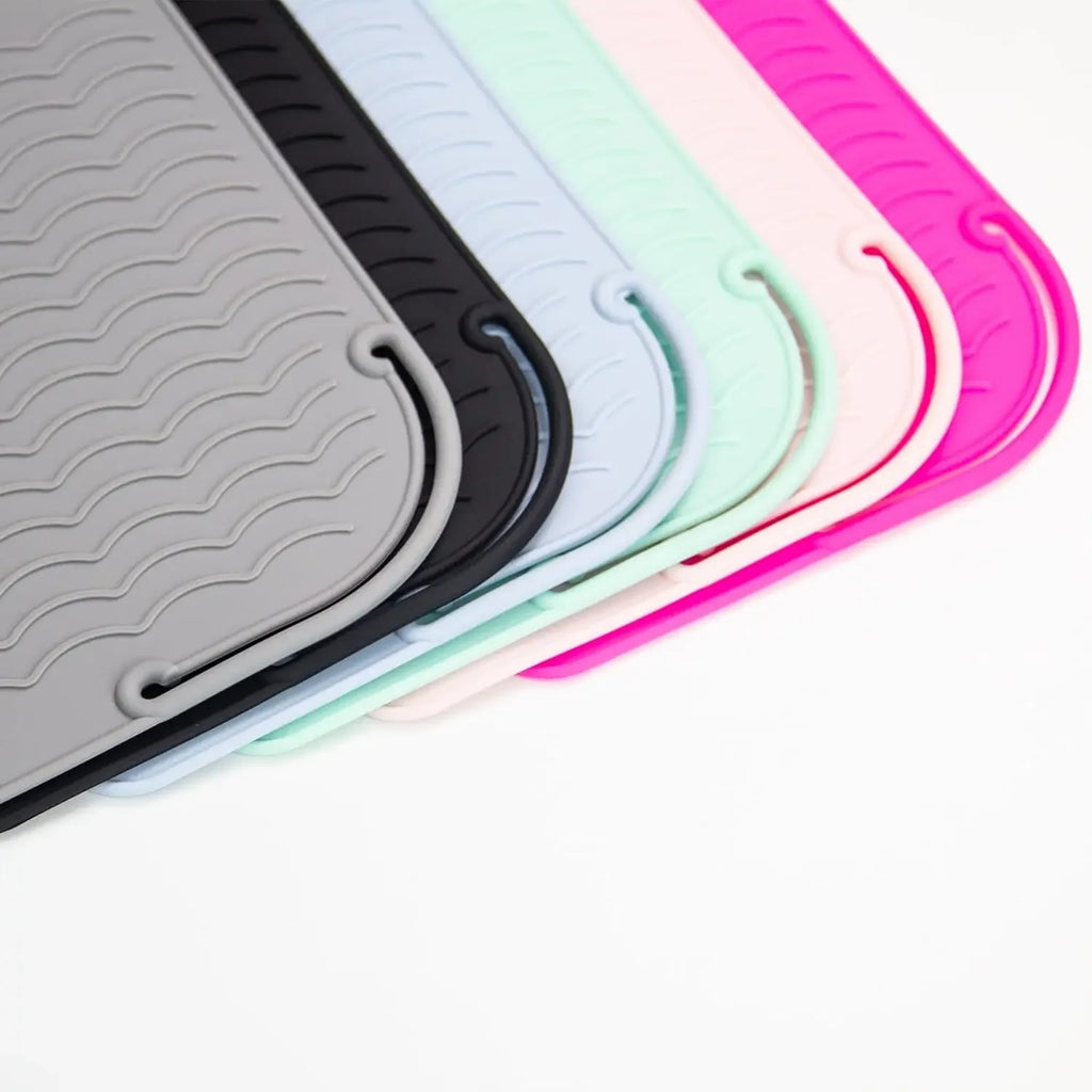 Portable Silicone Heat Resistant Mat for Curling & Flat Irons