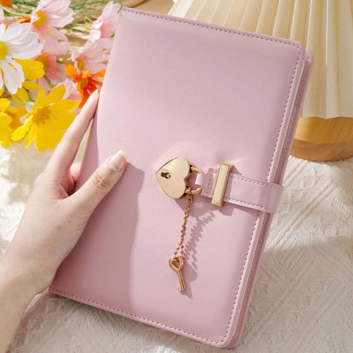 A5 Love Lock Diary Set | Password Notebook + Bags + Stickers