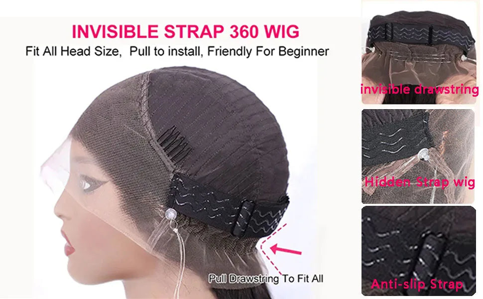 30 40 Inch 360 Full Lace Wig Human Hair Deep Wave Frontal Wig 13X6 Hd Lace Front Wigs Curly Human Hair Wigs Brazilian Hair
