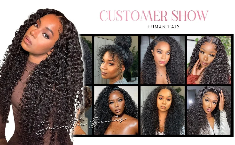 30 40 Inch 360 Full Lace Wig Human Hair Deep Wave Frontal Wig 13X6 Hd Lace Front Wigs Curly Human Hair Wigs Brazilian Hair