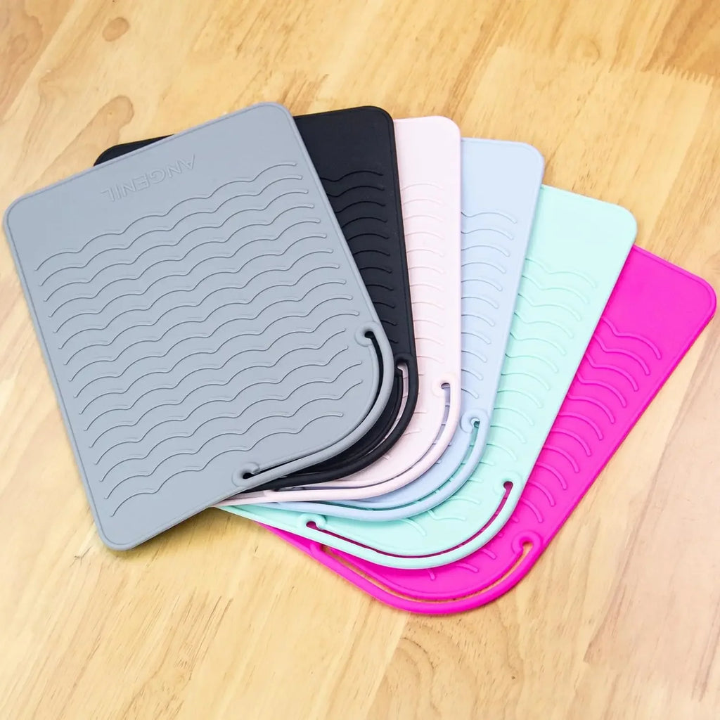 Portable Silicone Heat Resistant Mat for Curling & Flat Irons